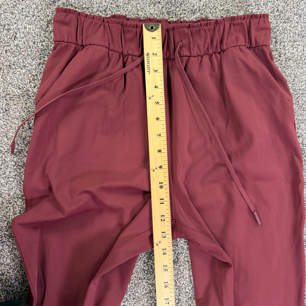 Lululemon Stretch High-Rise Jogger Red Merlot Womens 6 Workout Train Gym LW5CV4S - Picture 10 of 13